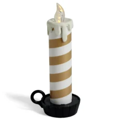 Gifi Bougie LED flamme effet fondant avec support - 3 coloris^ Décoration Intérieure De Noël