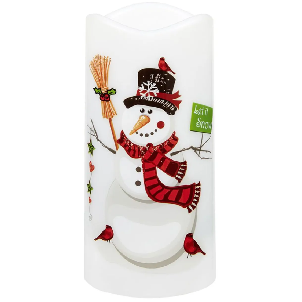 Gifi Bougie projecteur LED Noël^ Décoration Extérieure De Noël