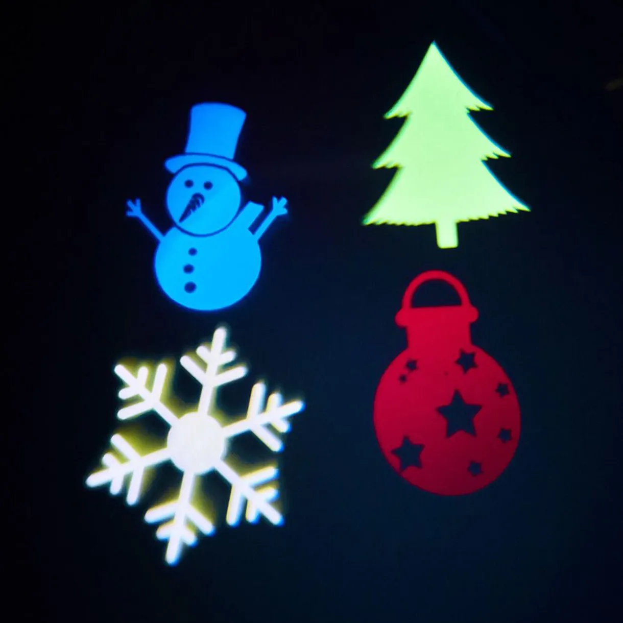 Gifi Bougie projecteur LED Noël^ Décoration Extérieure De Noël