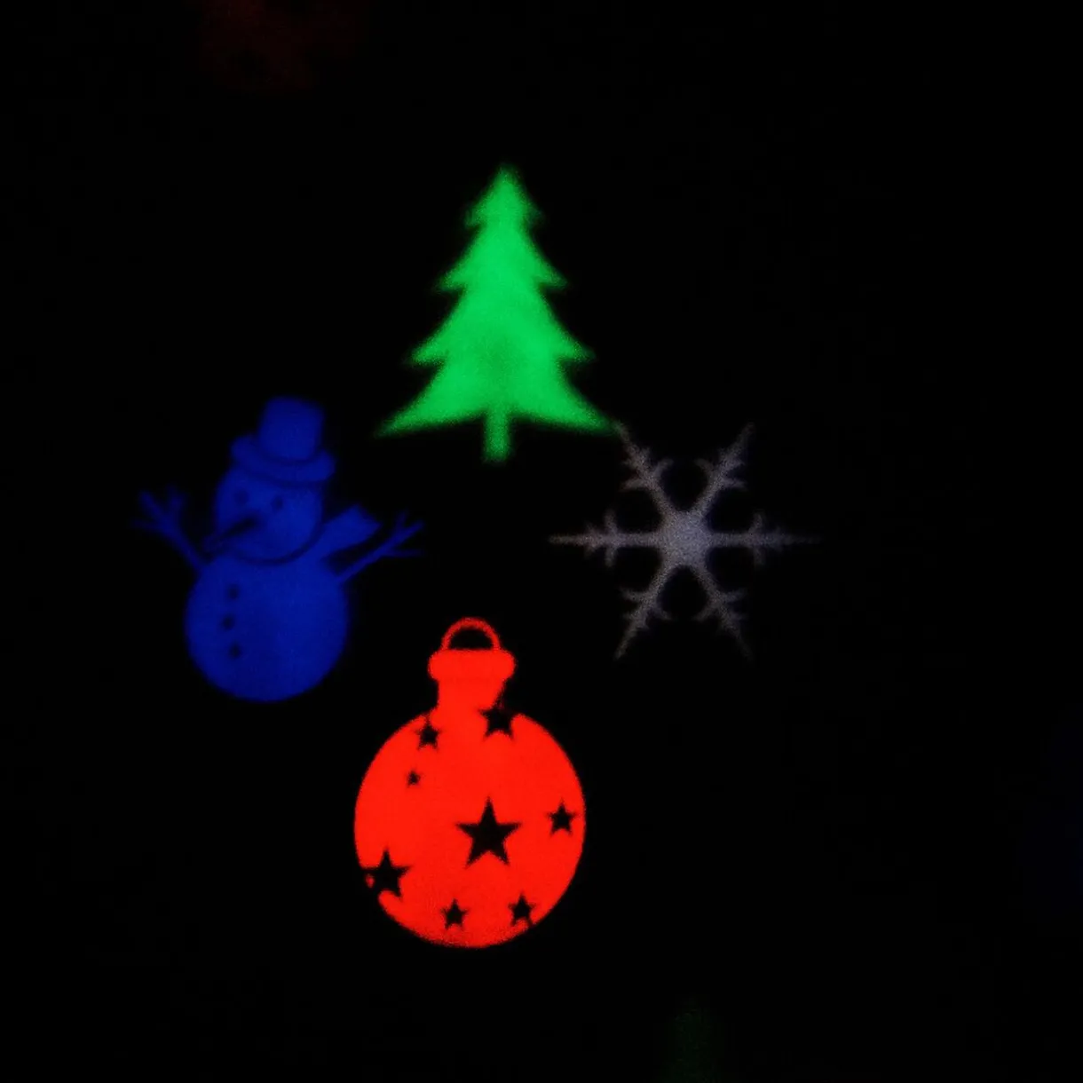 Gifi Bougie projection 4 LED^ Décoration Extérieure De Noël