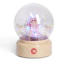 Gifi Boule à neige lumineuse animée musicale bonhomme pain d'épices - 2 modèles^ Décoration Intérieure De Noël
