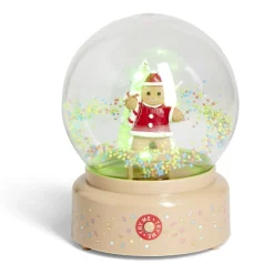 Gifi Boule à neige lumineuse animée musicale bonhomme pain d'épices - 2 modèles^ Décoration Intérieure De Noël