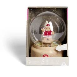 Gifi Boule à neige lumineuse animée musicale bonhomme pain d'épices - 2 modèles^ Décoration Intérieure De Noël