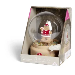Gifi Boule à neige lumineuse animée musicale bonhomme pain d'épices - 2 modèles^ Décoration Intérieure De Noël