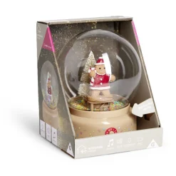 Gifi Boule à neige lumineuse animée musicale bonhomme pain d'épices - 2 modèles^ Décoration Intérieure De Noël