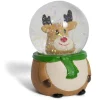 Gifi Boule à neige Noël Ø4,5xH7cm^ Décoration Sapin