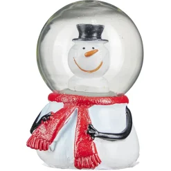 Gifi Boule à neige personnage de Noël Ø4,5xH7cm^ Décoration Intérieure De Noël