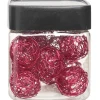Clearance Gifi Boule décorative rose fuchsia x12