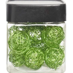 Sale Gifi Boule décorative verte anis x12