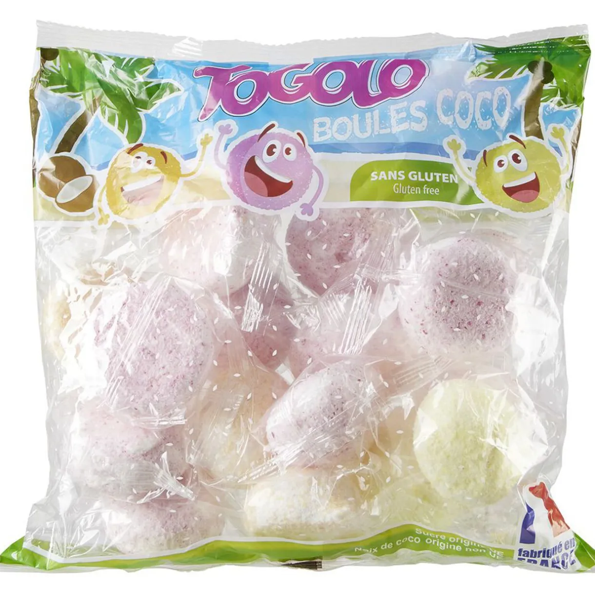 Clearance Gifi Boule de coco Togolo bonbon sans gluten
