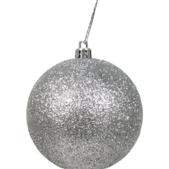 Gifi Boule de Noel X6 argent^ Décoration Sapin