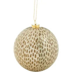 Gifi Boule de Noël à suspendre design ethnique^ Décoration Sapin