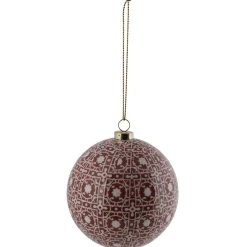 Gifi Boule de Noël à suspendre motif carreau ciment^ Décoration Sapin