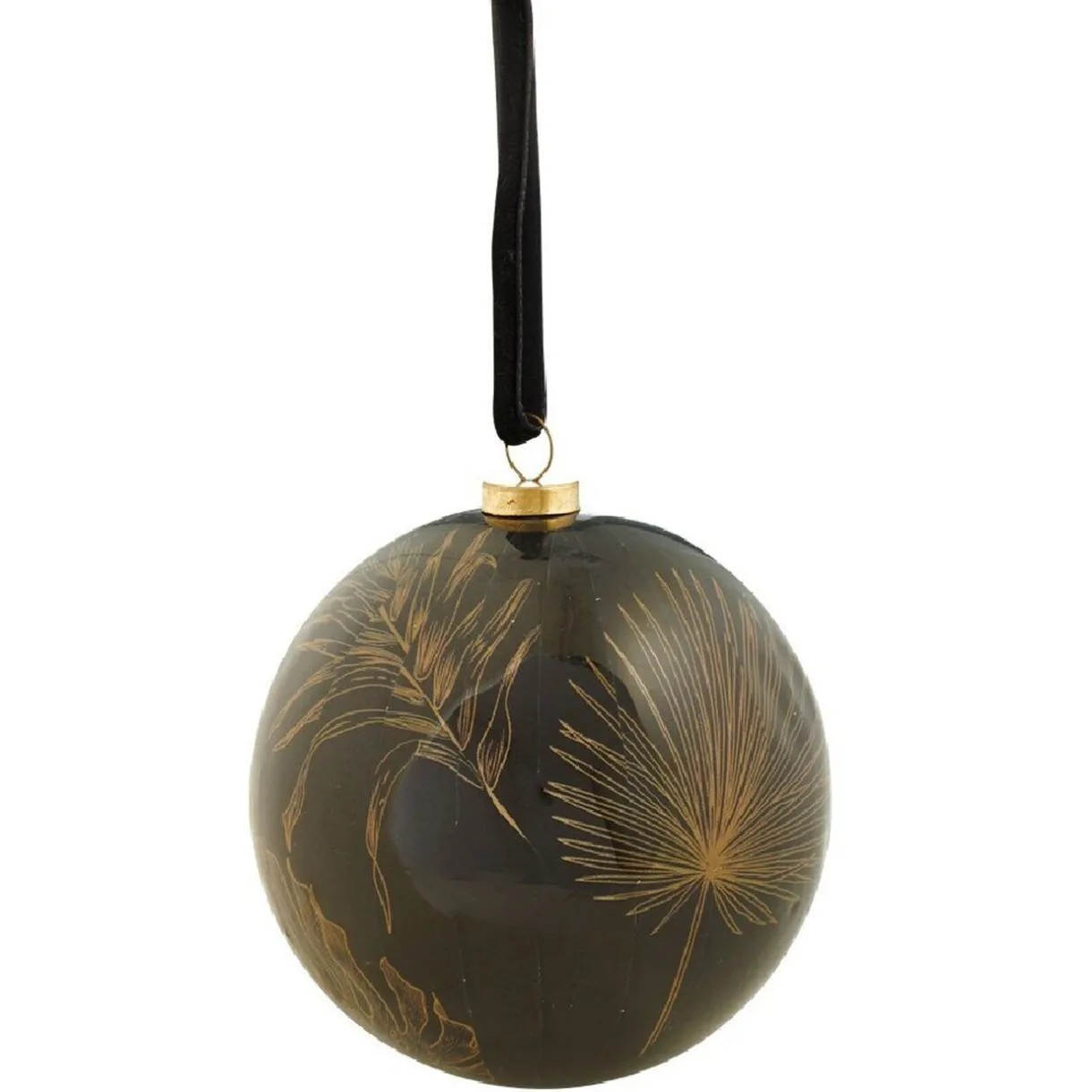 Gifi Boule de Noël à suspendre motifs végétaux^ Décoration Sapin