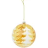 Gifi Boule de Noël ambré déco sapin Ø8 cm^ Décoration Sapin