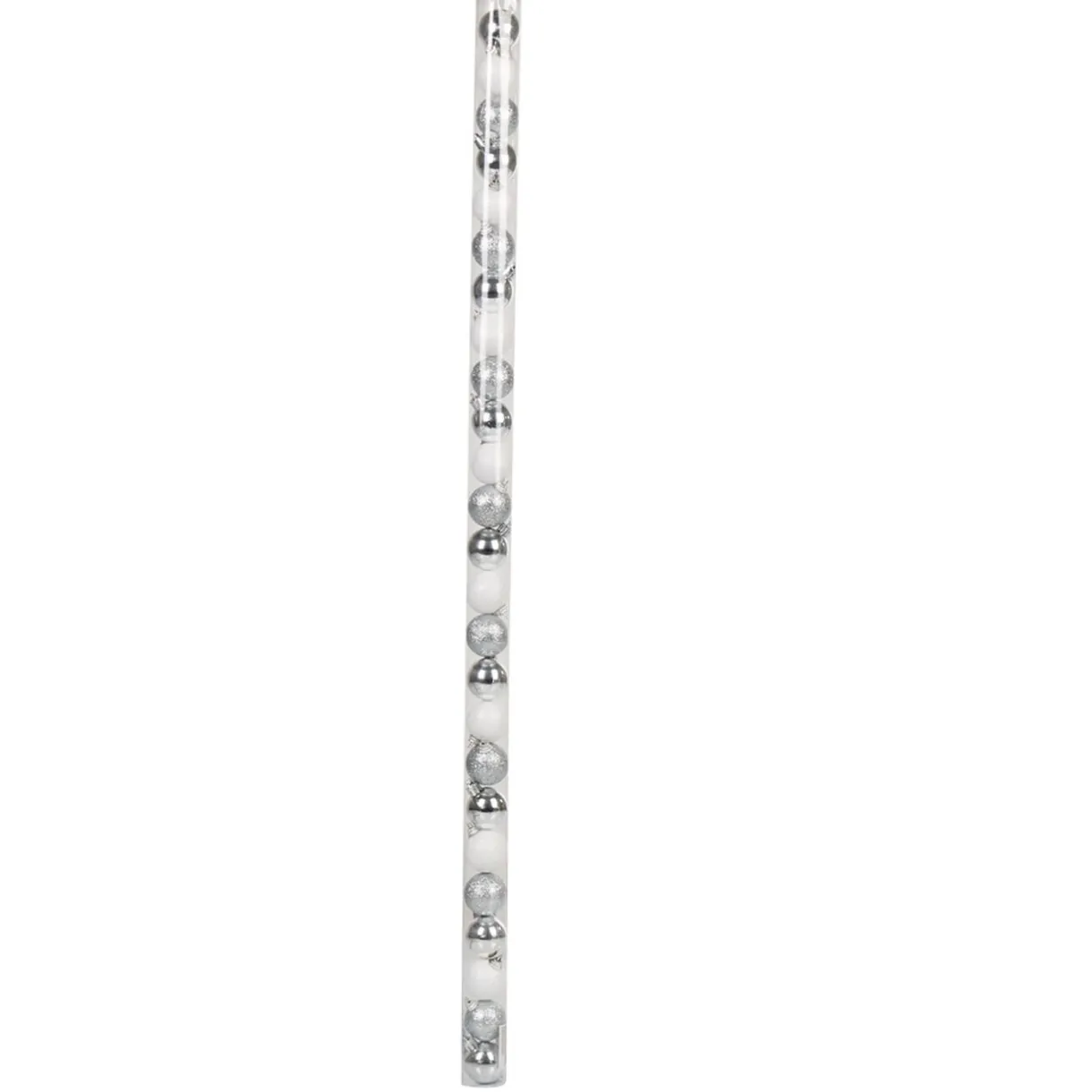 Gifi Boule de Noël argentée et blanche x25^ Décoration Sapin