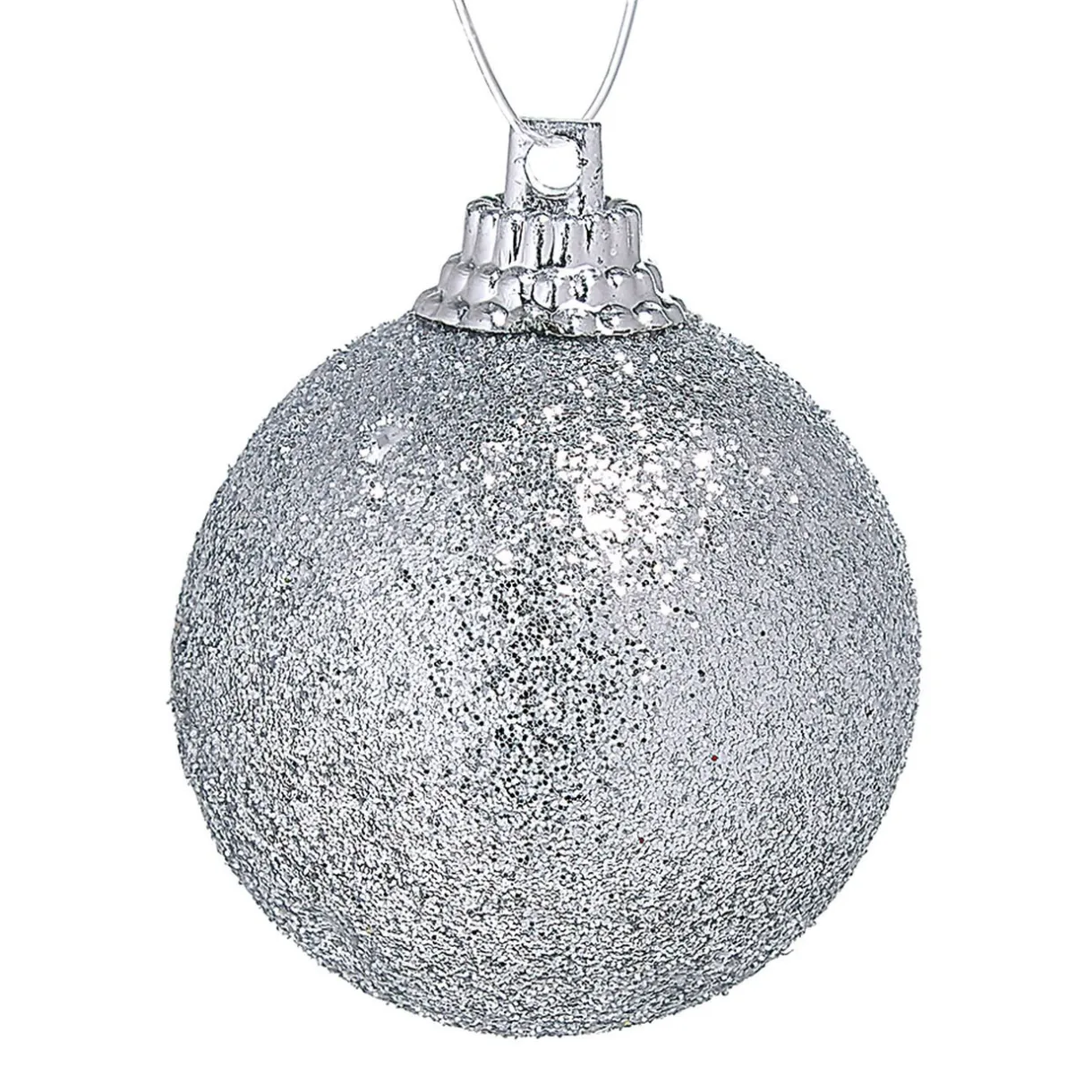 Gifi Boule de Noël argentée et blanche x25^ Décoration Sapin