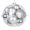 Gifi Boule de Noël argentée x20^ Décoration Sapin