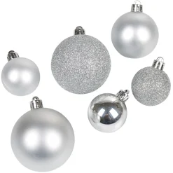 Gifi Boule de Noël argentée x20^ Décoration Sapin