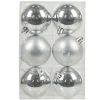 Gifi Boule de Noël argentée x6^ Décoration Sapin