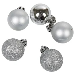 Gifi Boule de Noël argentée x12^ Décoration Sapin