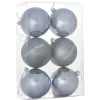 Gifi Boule de Noël argentée x6^ Décoration Sapin