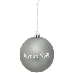 Gifi Boule de Noël argentée x6^ Décoration Sapin