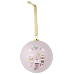 Gifi Boule de Noël assortie rose et doré Ø8cm - 3 modèles^ Décoration Sapin