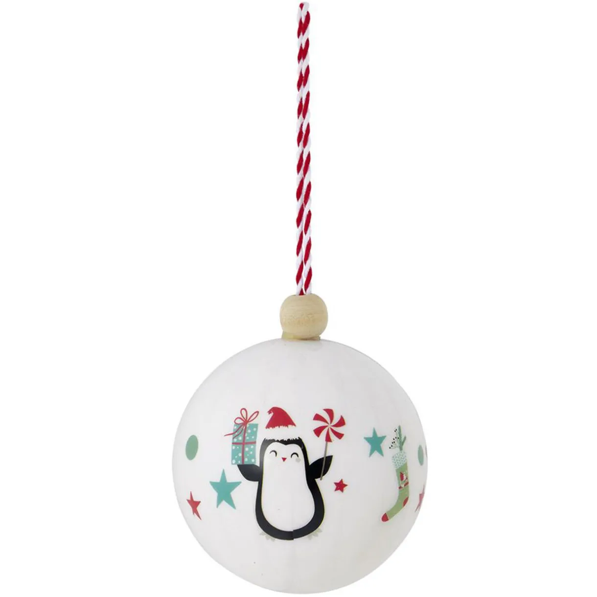 Gifi Boule de Noël assortie traditionnelle Ø8cm^ Décoration Sapin