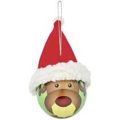 Gifi Boule de Noël avec bonnet rouge^ Décoration Sapin