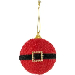 Gifi Boule de Noël avec ceinture pailletée^ Décoration Sapin