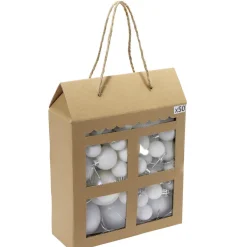 Gifi Boule de Noël blanche taille et finition différentes x50^ Décoration Sapin