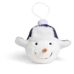 Sale Gifi Boule de Noël bonhomme de neige fourrure blanc Ø12cm