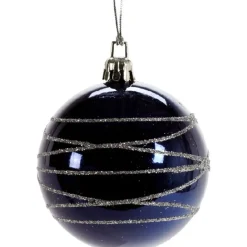 Gifi Boule de Noël décor argenté^ Décoration Sapin