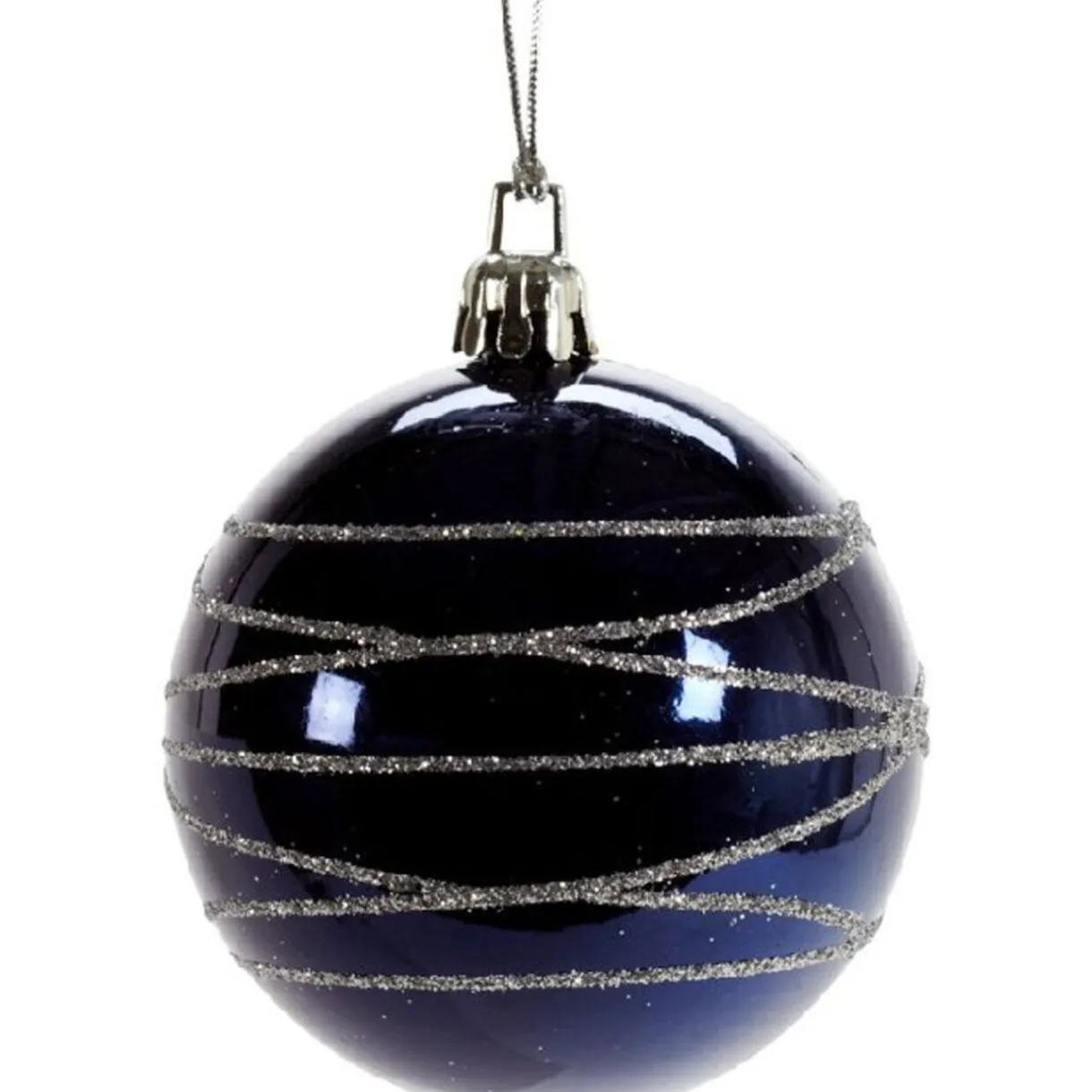 Gifi Boule de Noël décor argenté^ Décoration Sapin