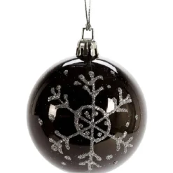 Gifi Boule de Noël décor argenté^ Décoration Sapin