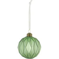 Gifi Boule de Noël design en verre^ Décoration Sapin