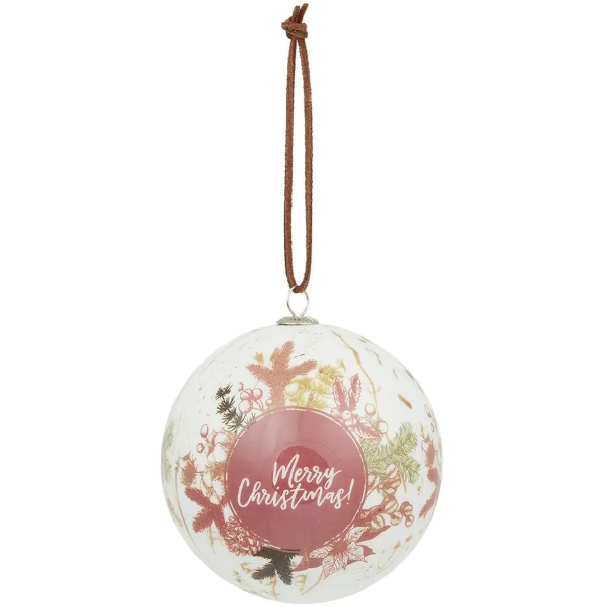 Gifi Boule de Noël design exclusif champêtre Ø8 cm^ Décoration Sapin