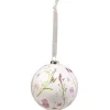Gifi Boule de Noël design floral Ø8cm^ Décoration Sapin
