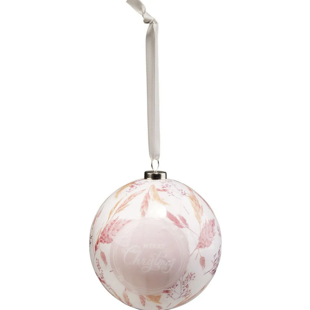 Gifi Boule de Noël design floral Ø8cm^ Décoration Sapin