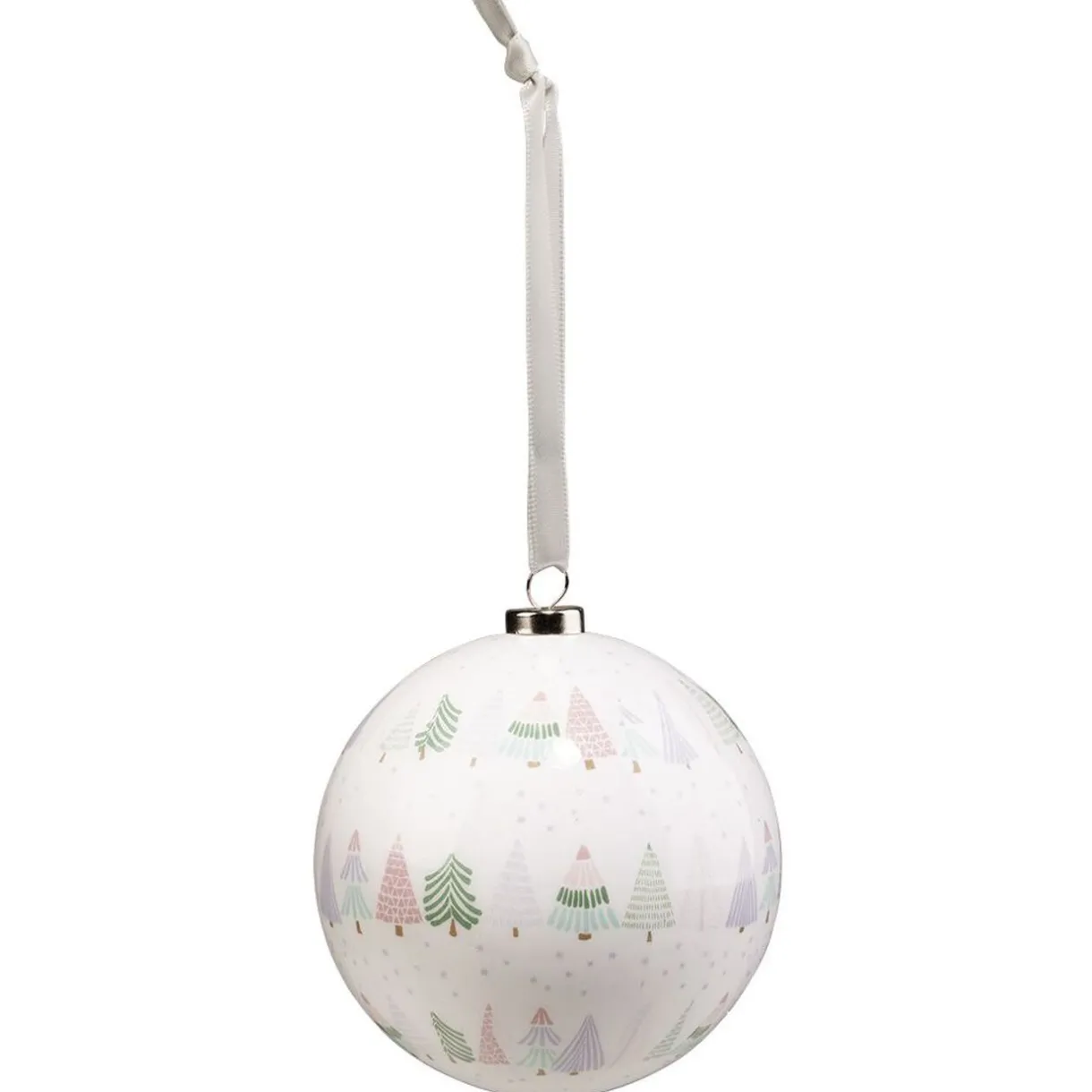 Gifi Boule de Noël design floral Ø8cm^ Décoration Sapin