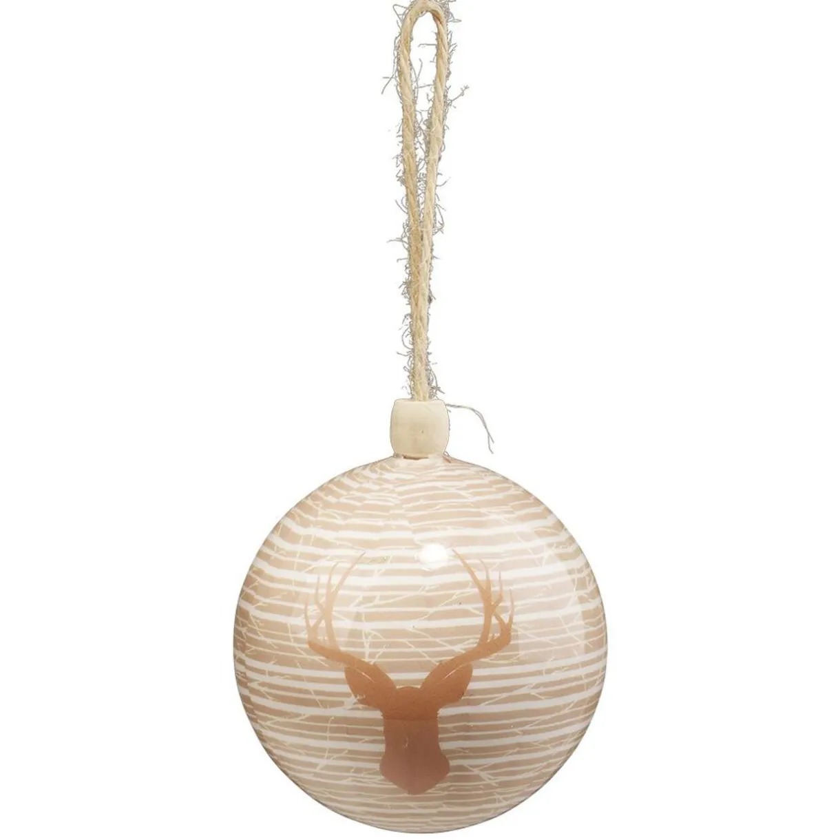 Gifi Boule de Noël design forêt Ø8cm