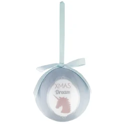 Gifi Boule de Noël design Noël poudré^ Décoration Sapin