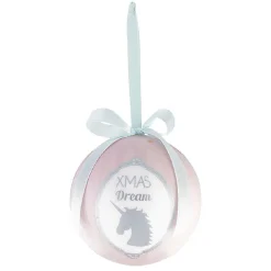 Gifi Boule de Noël design Noël poudré^ Décoration Sapin