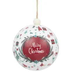 Gifi Boule de Noël design tradition Ø8 cm^ Décoration Sapin