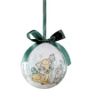 Gifi Boule de Noël Disney Bambi blanche et verte^ Décoration Sapin