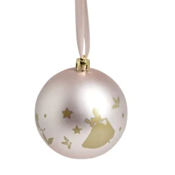 Gifi Boule de Noël Disney Bambi rose Ø8cm x4^ Décoration Sapin