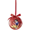 Gifi Boule de Noël Disney Blanche-Neige avec ses amis animaux rouge^ Décoration Sapin