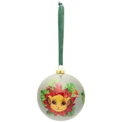 Gifi Boule de Noël Disney Le Roi Lion verte et rouge Ø7,5cm^ Décoration Sapin