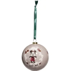 Gifi Boule de Noël Disney Mickey gris Ø7,5cm^ Décoration Sapin